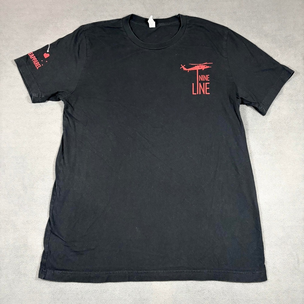 Nine Line Apparel T Shirt Mens Large Black Seize My Soul Blackbeard Graphic